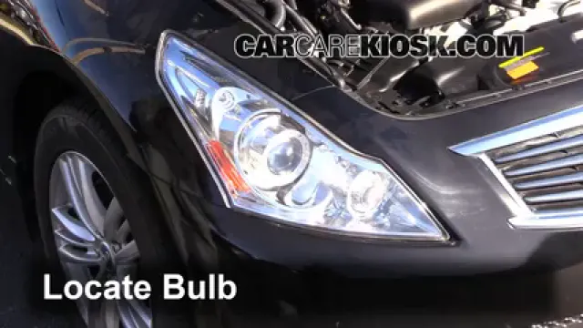 2012 Infiniti G25 X 2.5L V6 Lights Daytime Running Light (replace bulb)